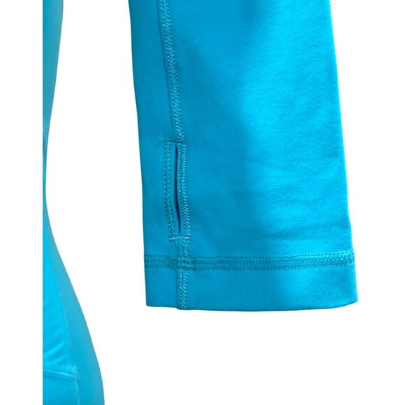 𝓛𝓾𝓵𝓾𝓵𝓮𝓶𝓸𝓷 Women's Blue Zip-Up Jacket S PTP 15" - Picture 5 of 7